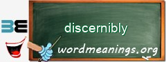 WordMeaning blackboard for discernibly